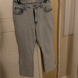 Abercrombie & fitch slim straight ultra high rise